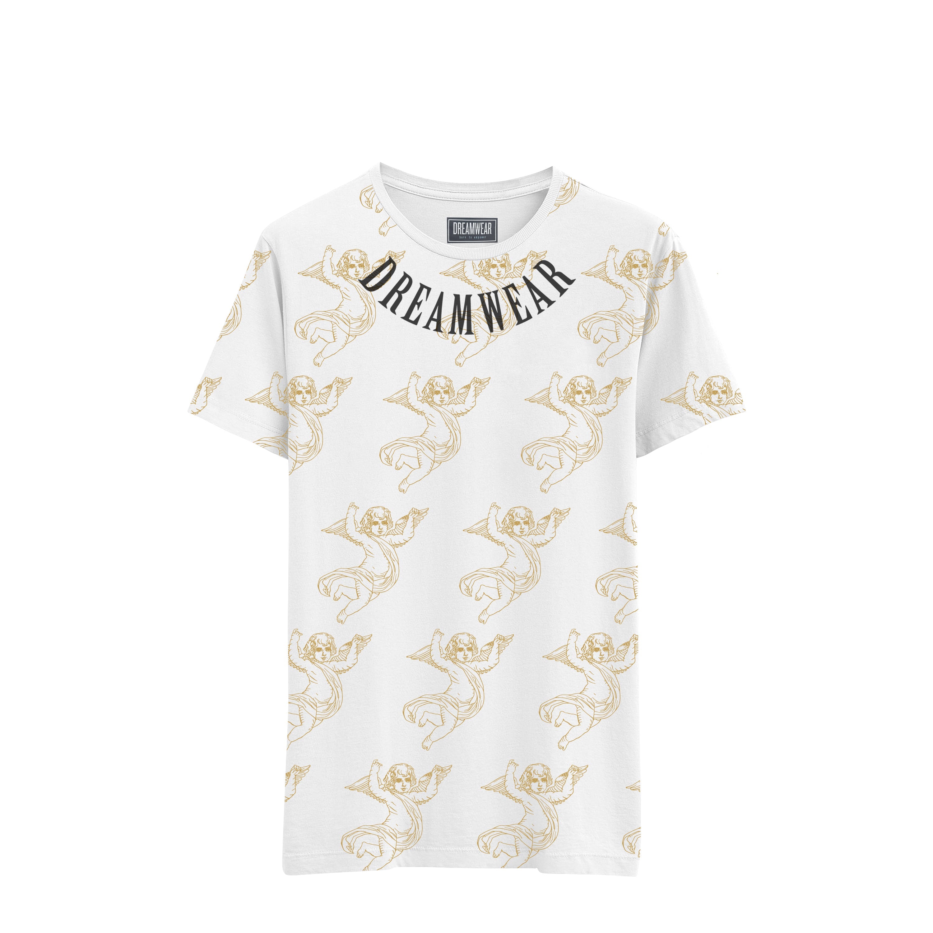 DREAMWEAR CHERUB ALL OVER 'WHITE' - DREAMWEAR