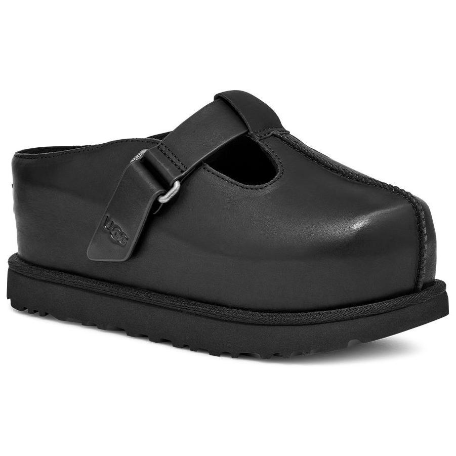 UGG Leather Goldenstar Hi Clogs - Black
