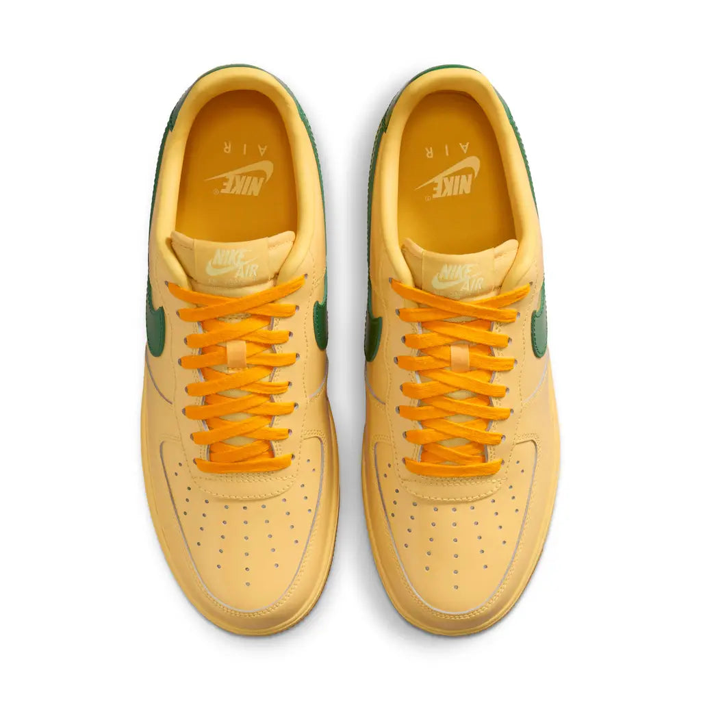 Nike Air Force 1 Low Patent Leather Topaz - Gold Pine Green