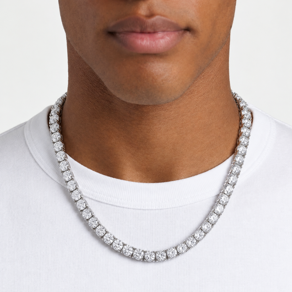 DW Tennis Chain - Silver - 7mm