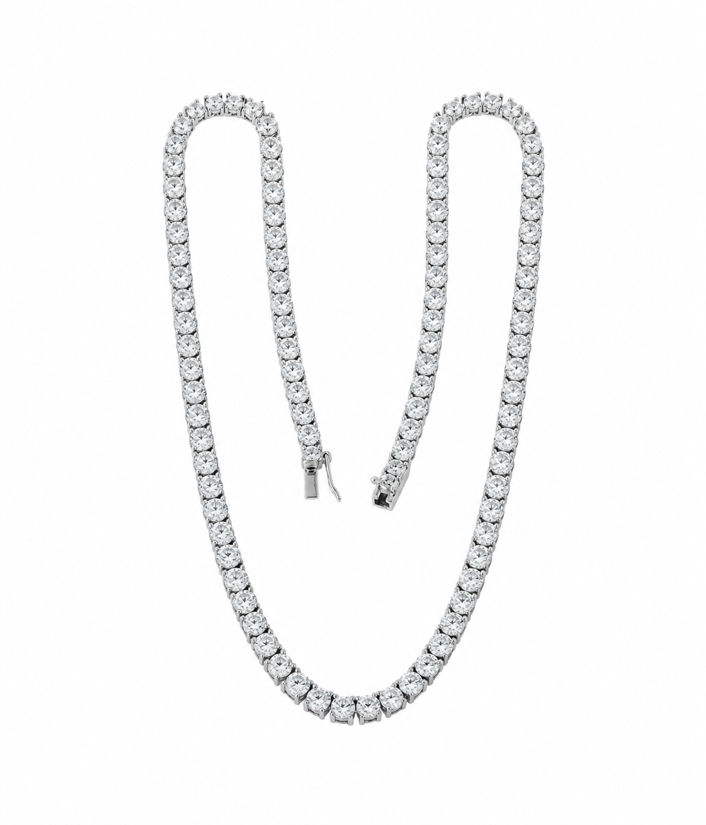 DW Tennis Chain - Silver - 7mm