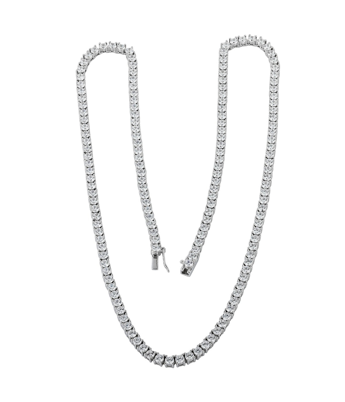 5mm tennis silver chain