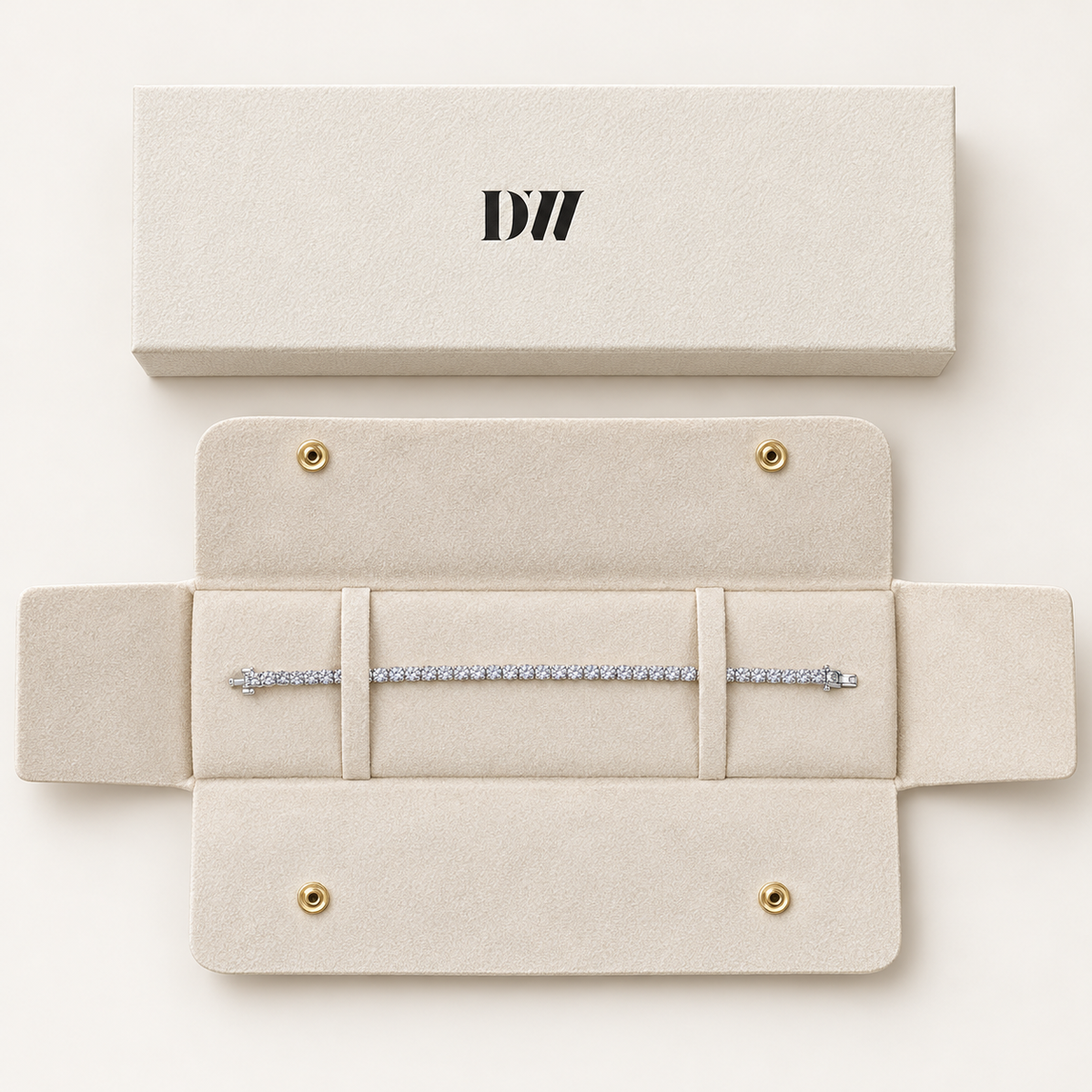DW Tennis Bracelet Silver 5mm