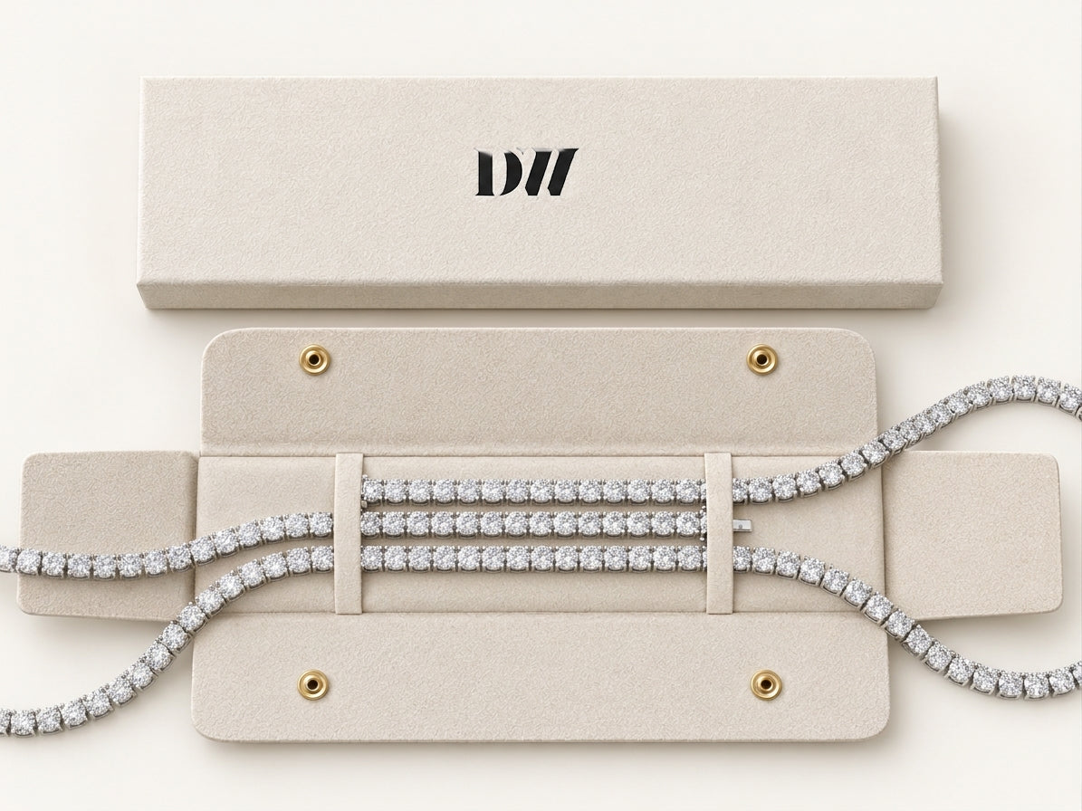 DW Tennis Chain - Silver - 5mm