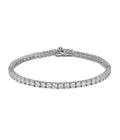 3mm tennis silver bracelet unisex