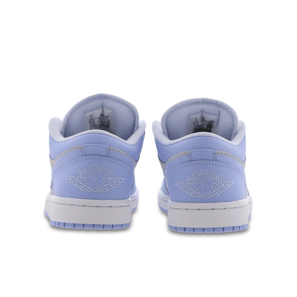 AIR JORDAN 1 LOW FOOTBALL GREY ALUMINIUM 'WHITE' - DREAMWEAR