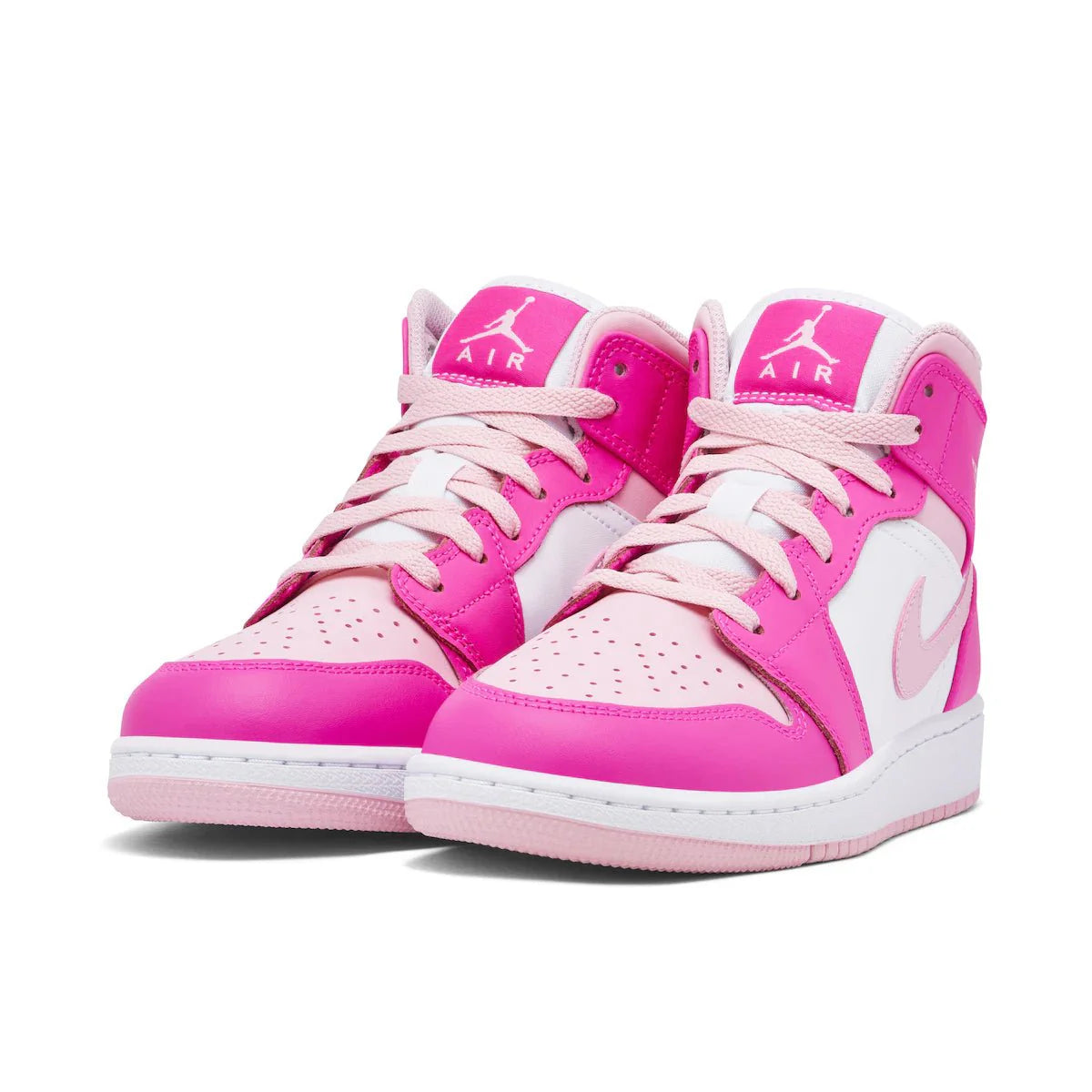 Air Jordan 1 Mid 'Fierce Pink' (GS) - DREAMWEAR