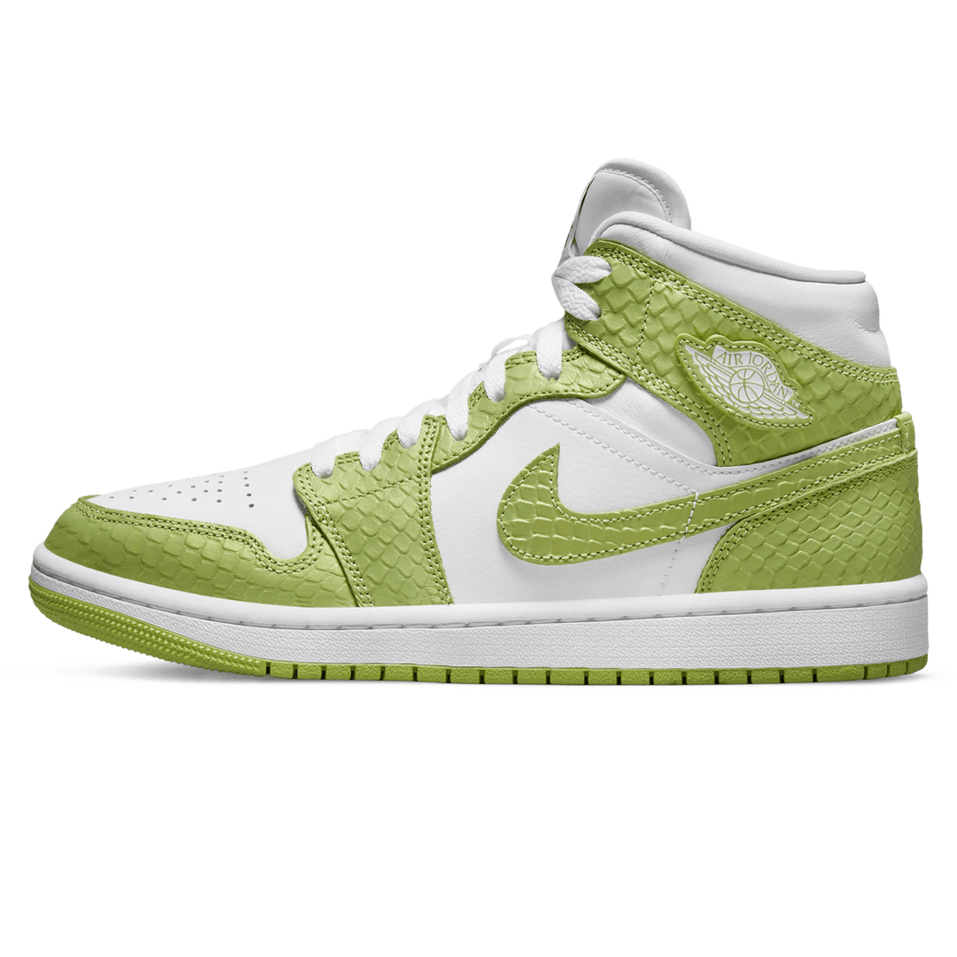 AIR JORDAN 1 MID SE 'GREEN PYTHON' - DREAMWEAR