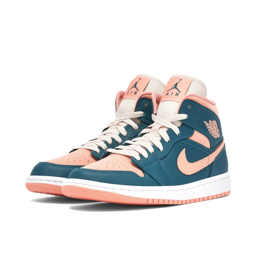AIR JORDAN 1 MID WMNS 'TEAL GREEN' - DREAMWEAR