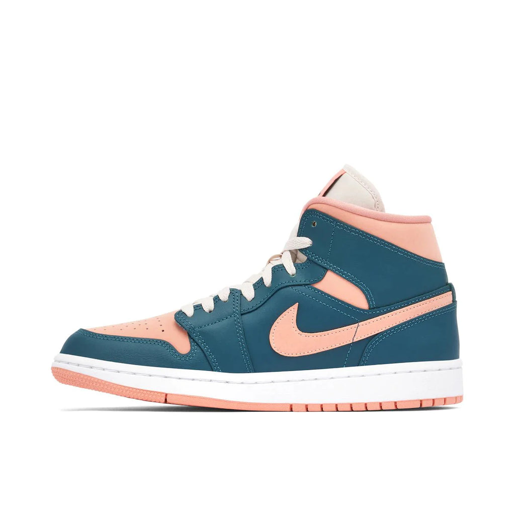 AIR JORDAN 1 MID WMNS 'TEAL GREEN' - DREAMWEAR