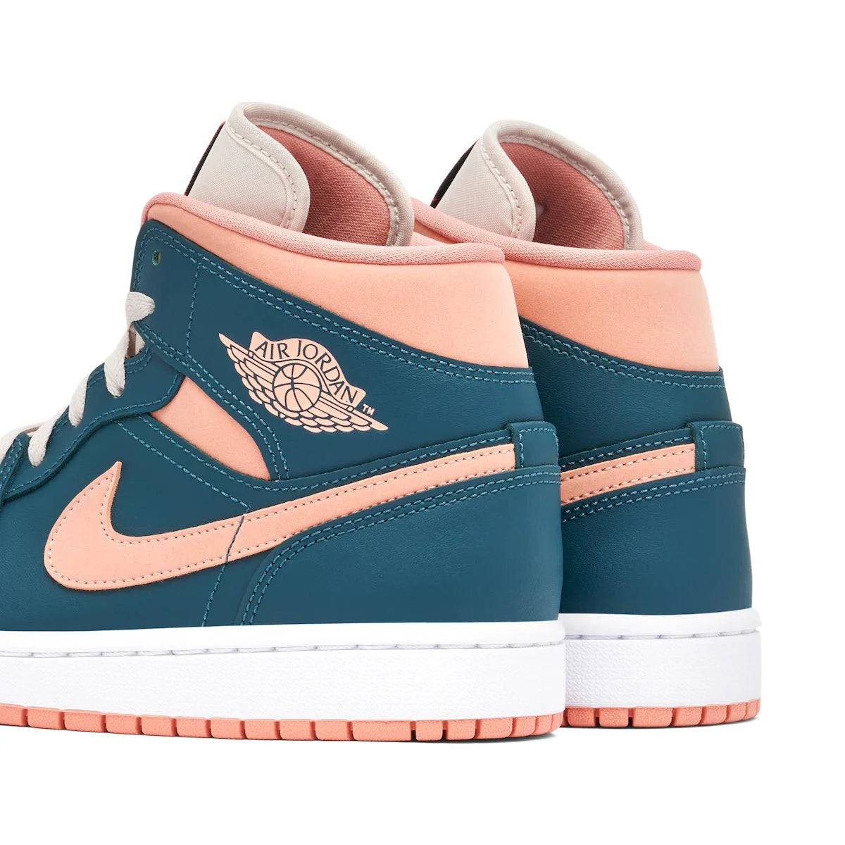 AIR JORDAN 1 MID WMNS 'TEAL GREEN' - DREAMWEAR
