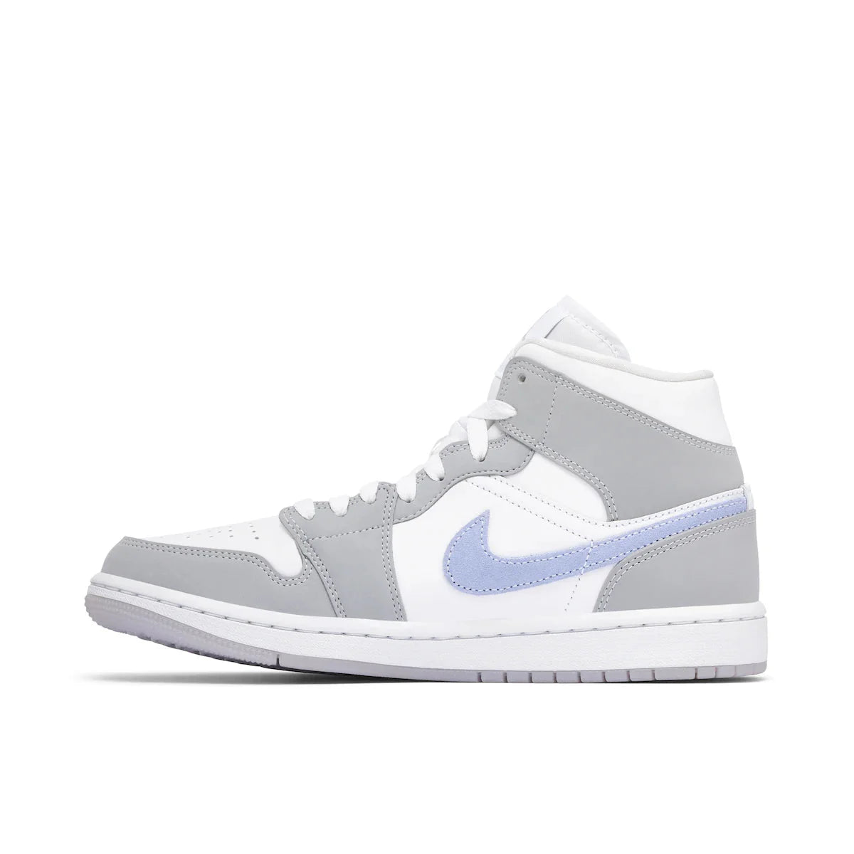 Air Jordan 1 Mid Wmns 'White Wolf Grey' - DREAMWEAR