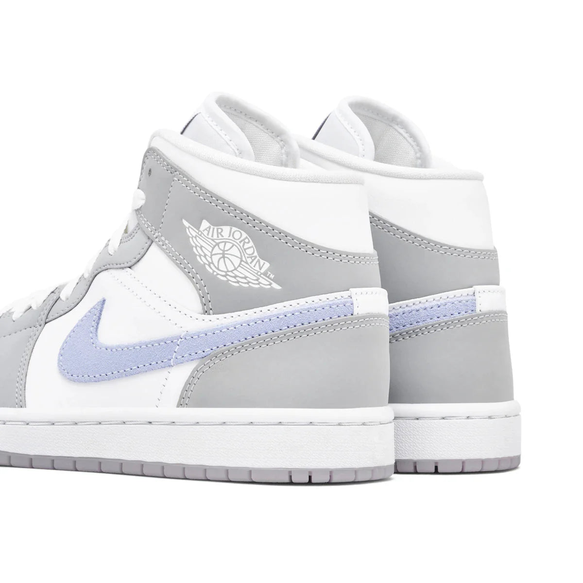Air Jordan 1 Mid Wmns 'White Wolf Grey' - DREAMWEAR