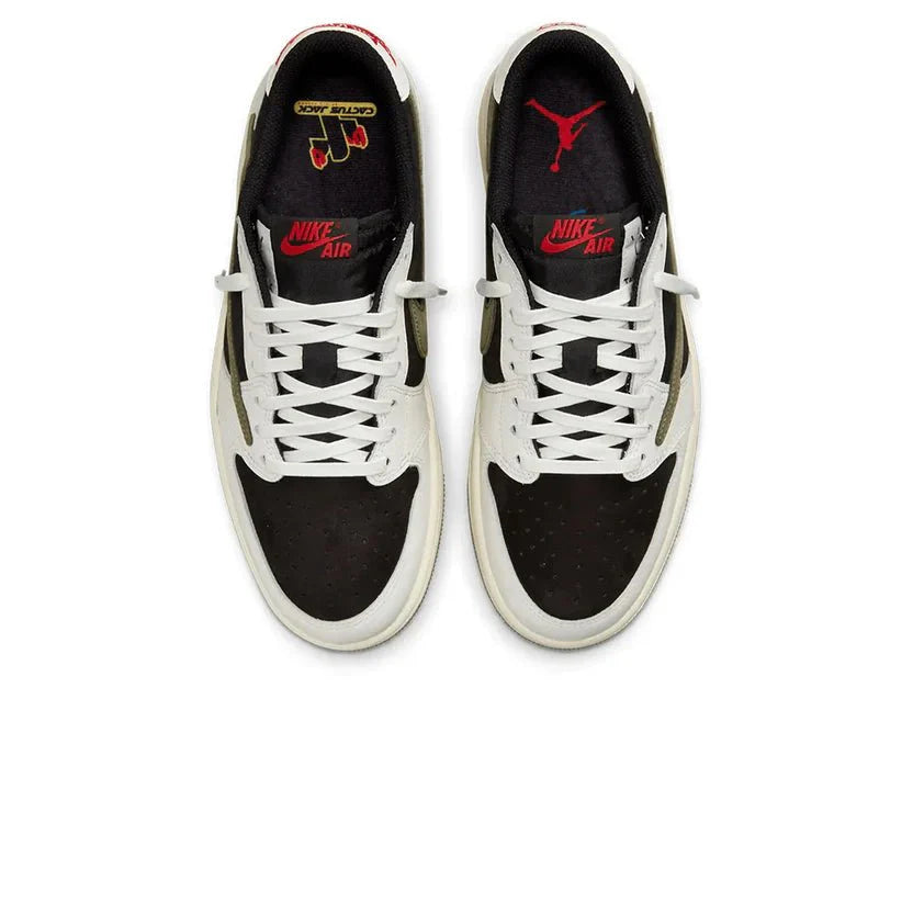 Air Jordan 1 Retro Low OG x Travis Scott Wmns 'Olive' - DREAMWEAR