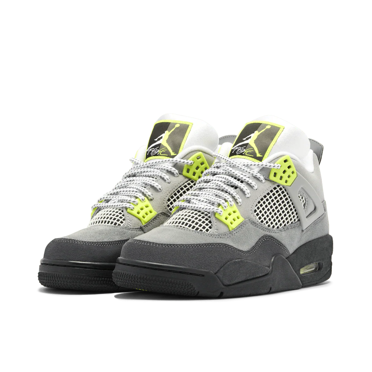 AIR JORDAN 4 95 - NEON GREY SE - DREAMWEAR
