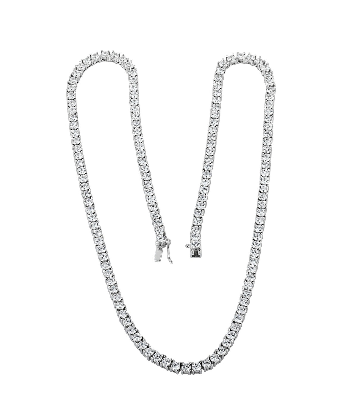 3mm tennis silver chain