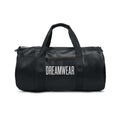 DREAMWEAR Black Classic Duffle Bag with spacious compartments and detachable leather strap