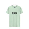 Dreamwear Heavyweight T-Shirt in green mint with 3D logo, designed for all seasons and body types