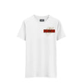 White DREAMWEAR MOTTO T-SHIRT with reverse print and cherub icon, 100% cotton, true to size