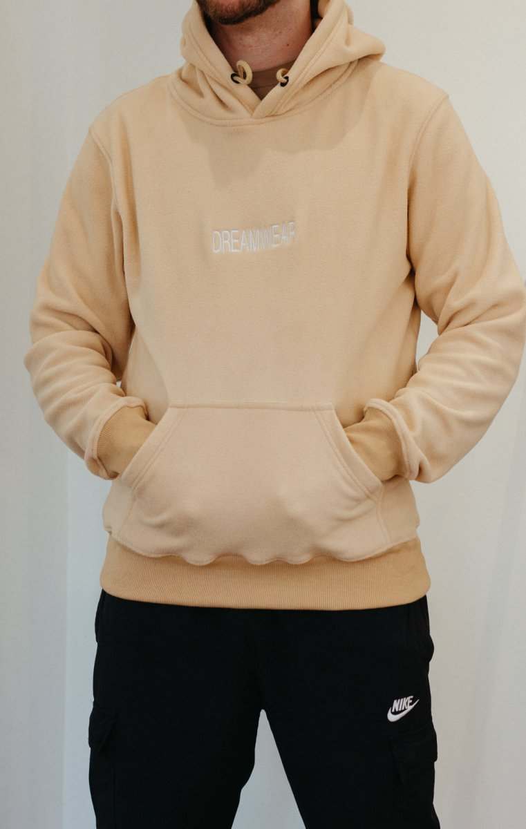 DREAMWEAR PIMA HOODIE 'BIEGE' - DREAMWEAR