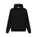 Fear of God Essentials Hoodie Black 'Stretch Limo' - DREAMWEAR