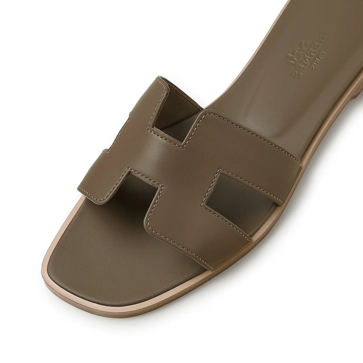Hermès Paris Oran Sandal Étoupe