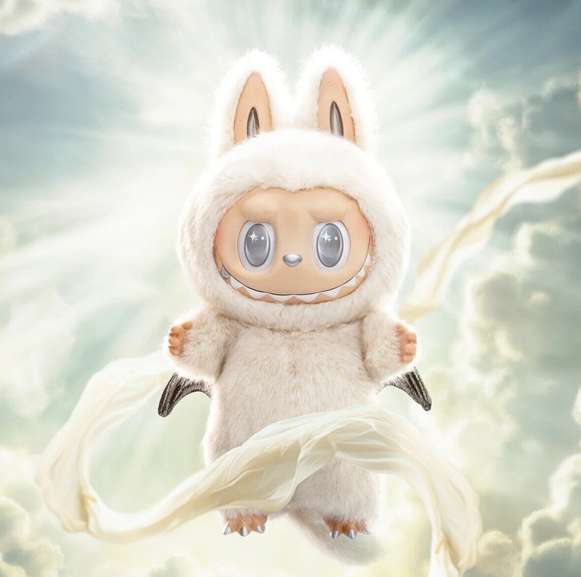 Labubu Exquisite Zimomo White Angel in the Clouds Big Doll - DREAMWEAR