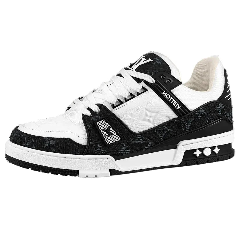 Louis Vuitton Trainer Low Monogram Black - Denim - DREAMWEAR