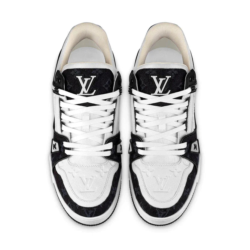 Louis Vuitton Trainer Low Monogram Black - Denim - DREAMWEAR