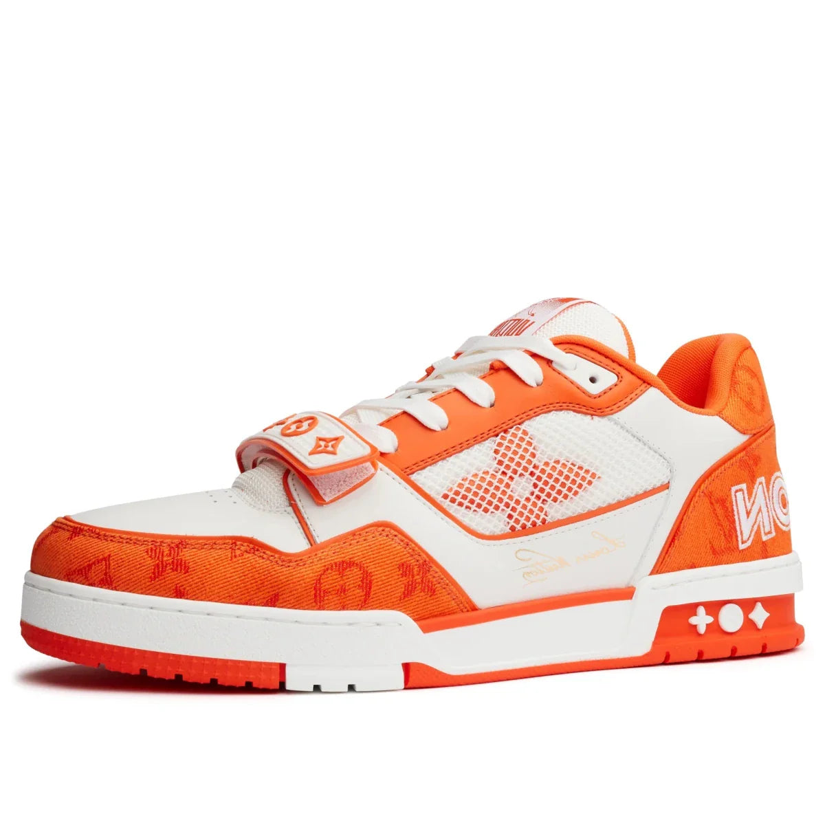 Louis Vuitton Trainer Low Monogram Red - Denim - DREAMWEAR