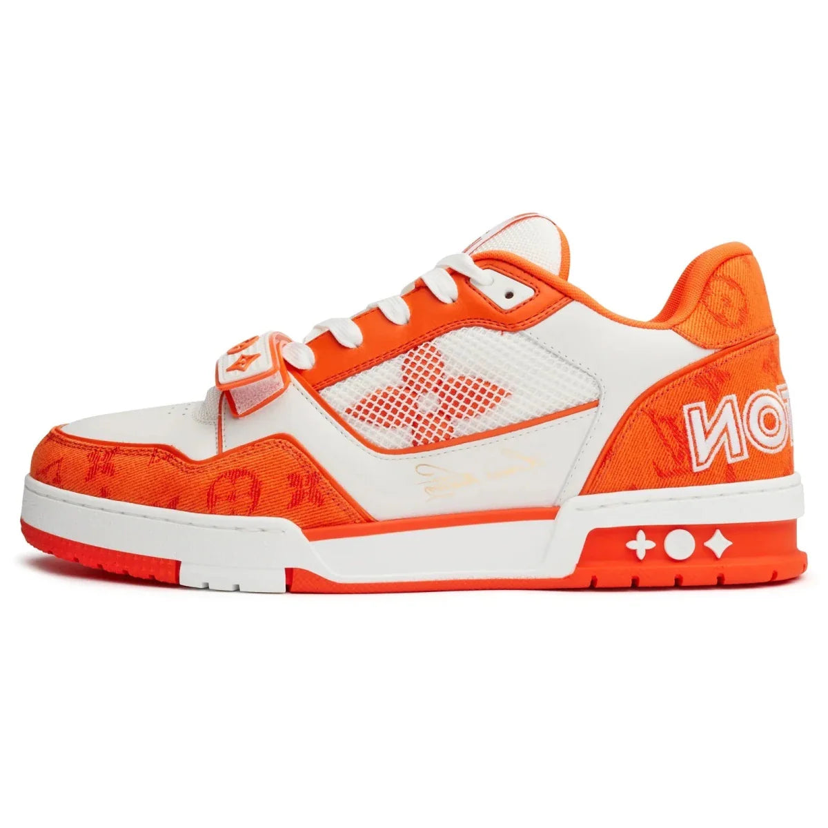 Louis Vuitton Trainer Low Monogram Red - Denim - DREAMWEAR