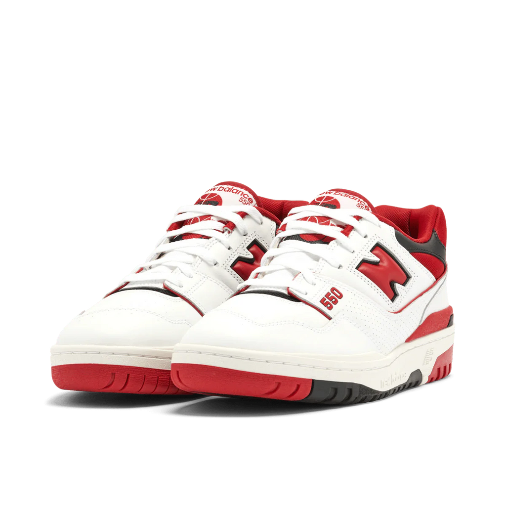 NEW BALANCE 550 X AIME LEON DORE 'WHITE RED' - DREAMWEAR