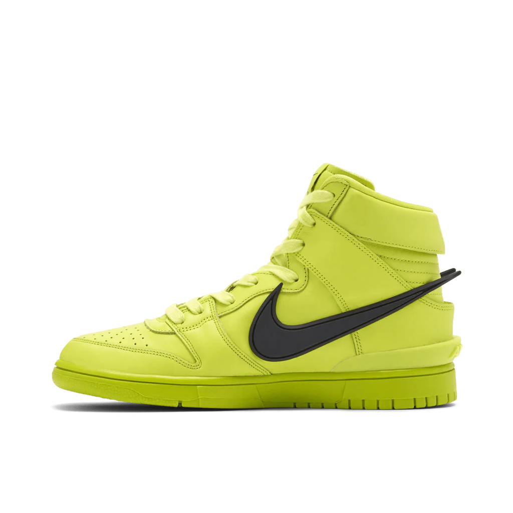 Nike Dunk High x AMBUSH 'Flash Lime' - DREAMWEAR