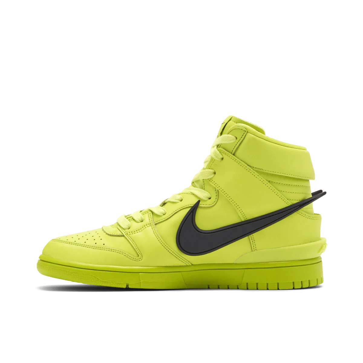 Nike Dunk High x AMBUSH 'Flash Lime' - DREAMWEAR