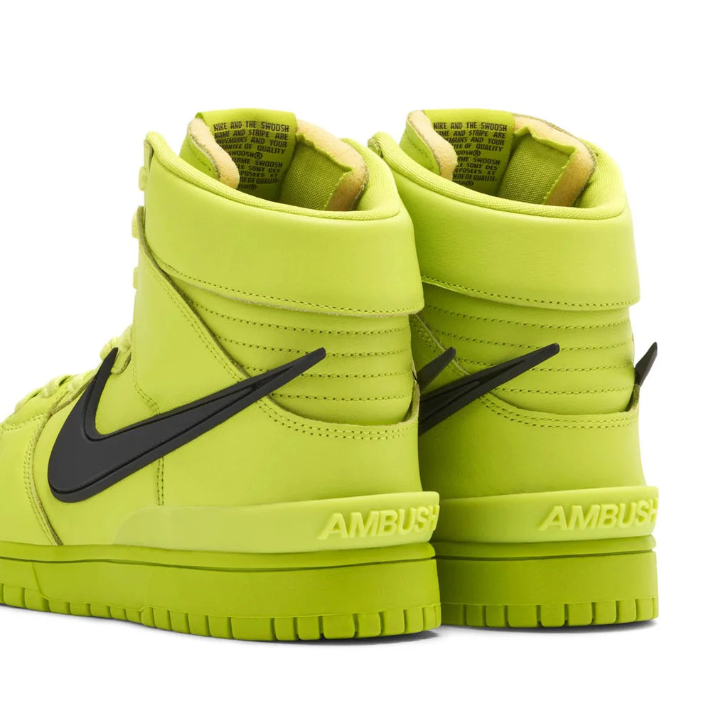 Nike Dunk High x AMBUSH 'Flash Lime' - DREAMWEAR