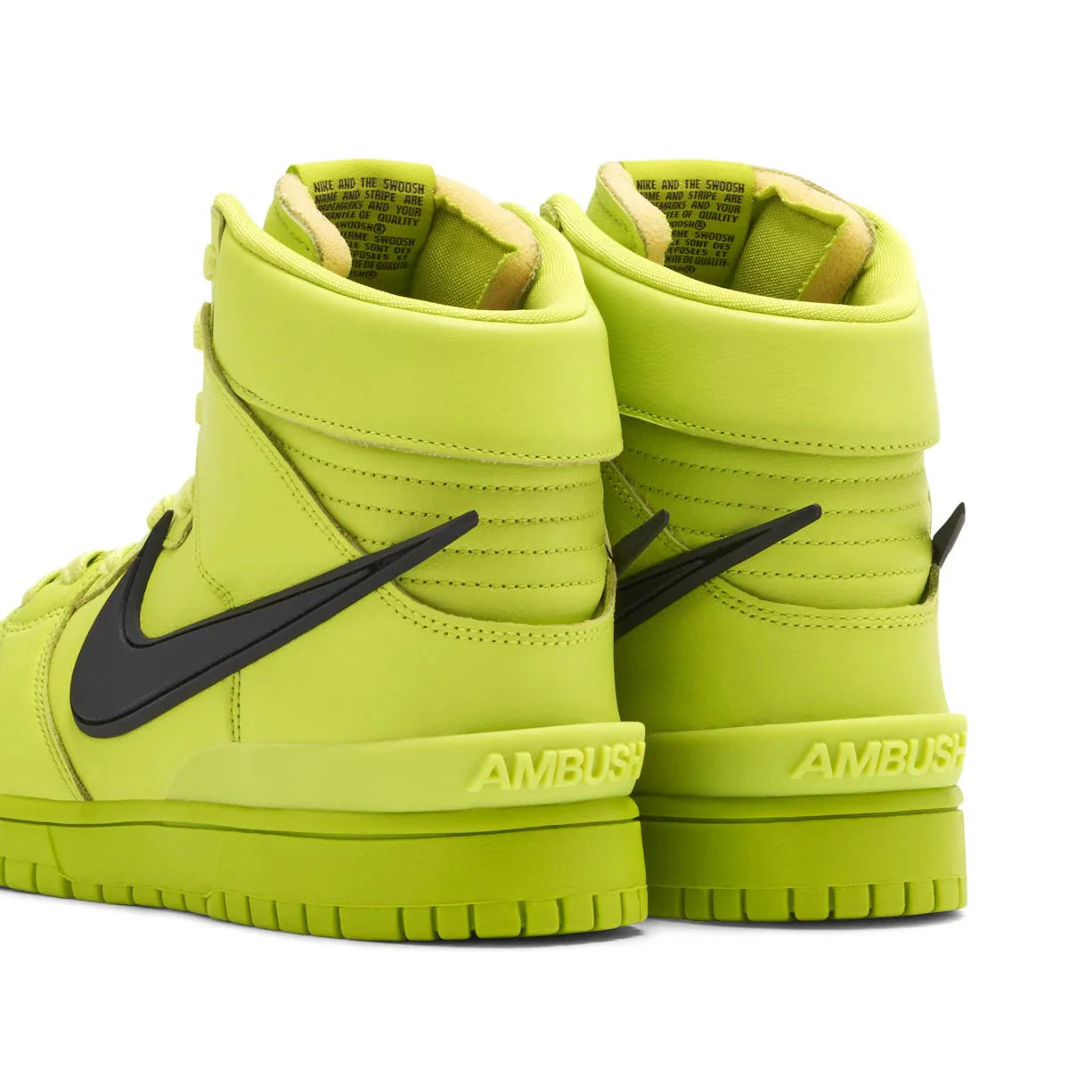 Nike Dunk High x AMBUSH 'Flash Lime' - DREAMWEAR