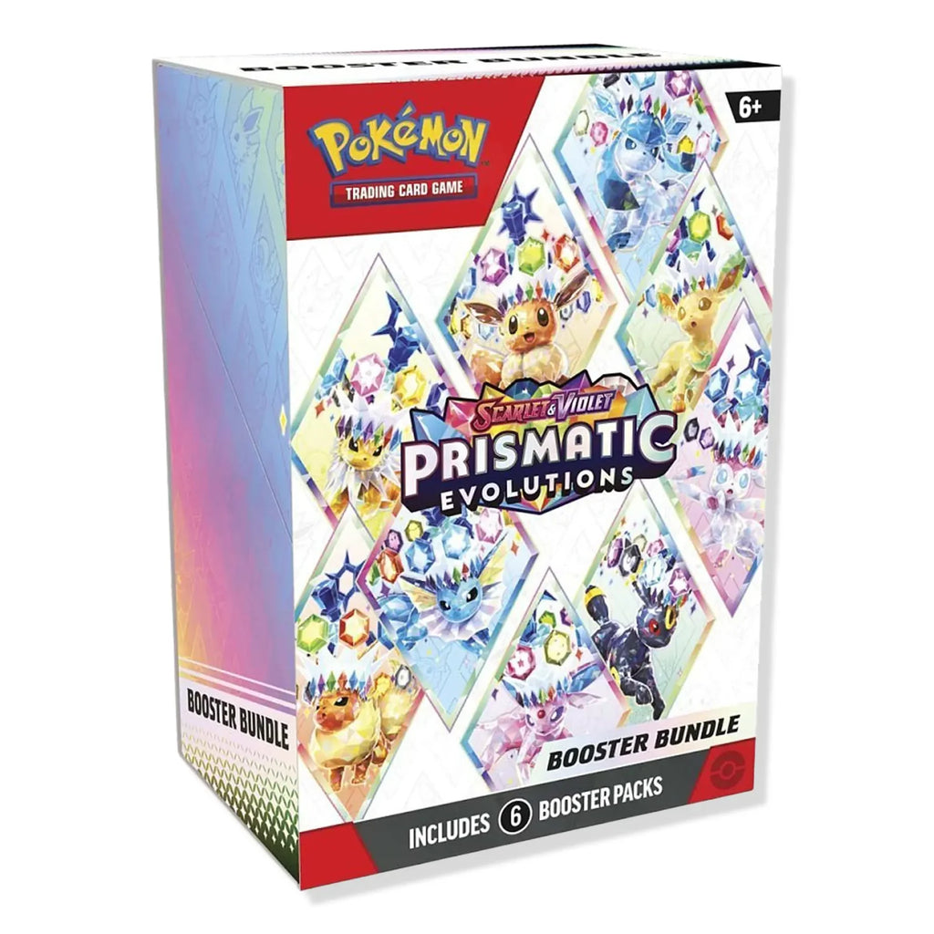 Pokémon Scarlet & Violet Prismatic Evolutions Booster Bundle (6 Packs)