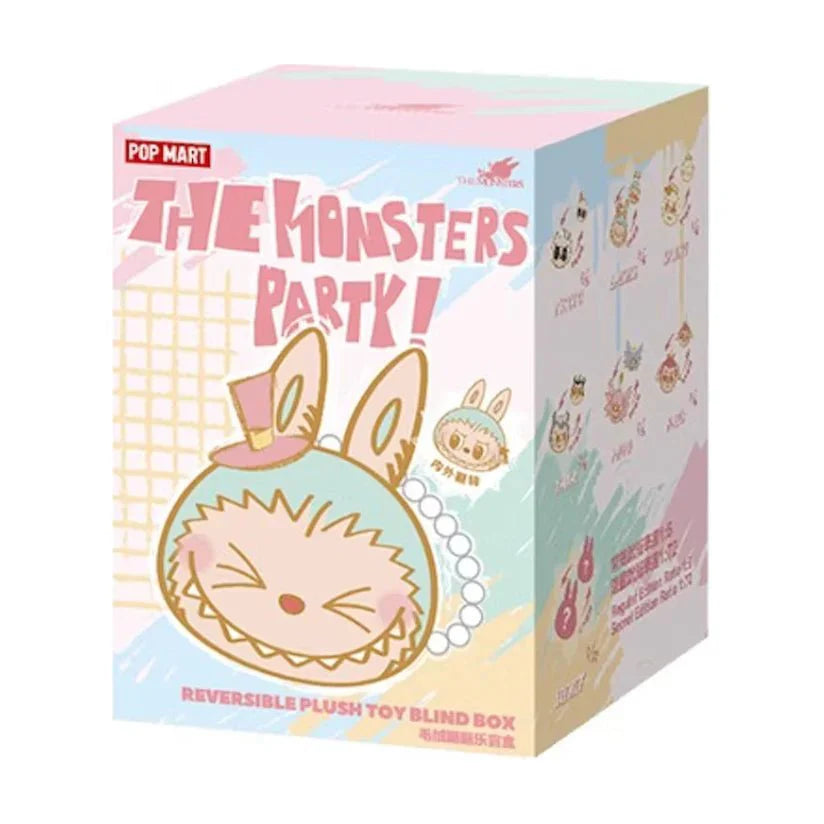 POP MART Labubu The Monsters Party Series Reversible Plush Blind Box – Sealed - DREAMWEAR