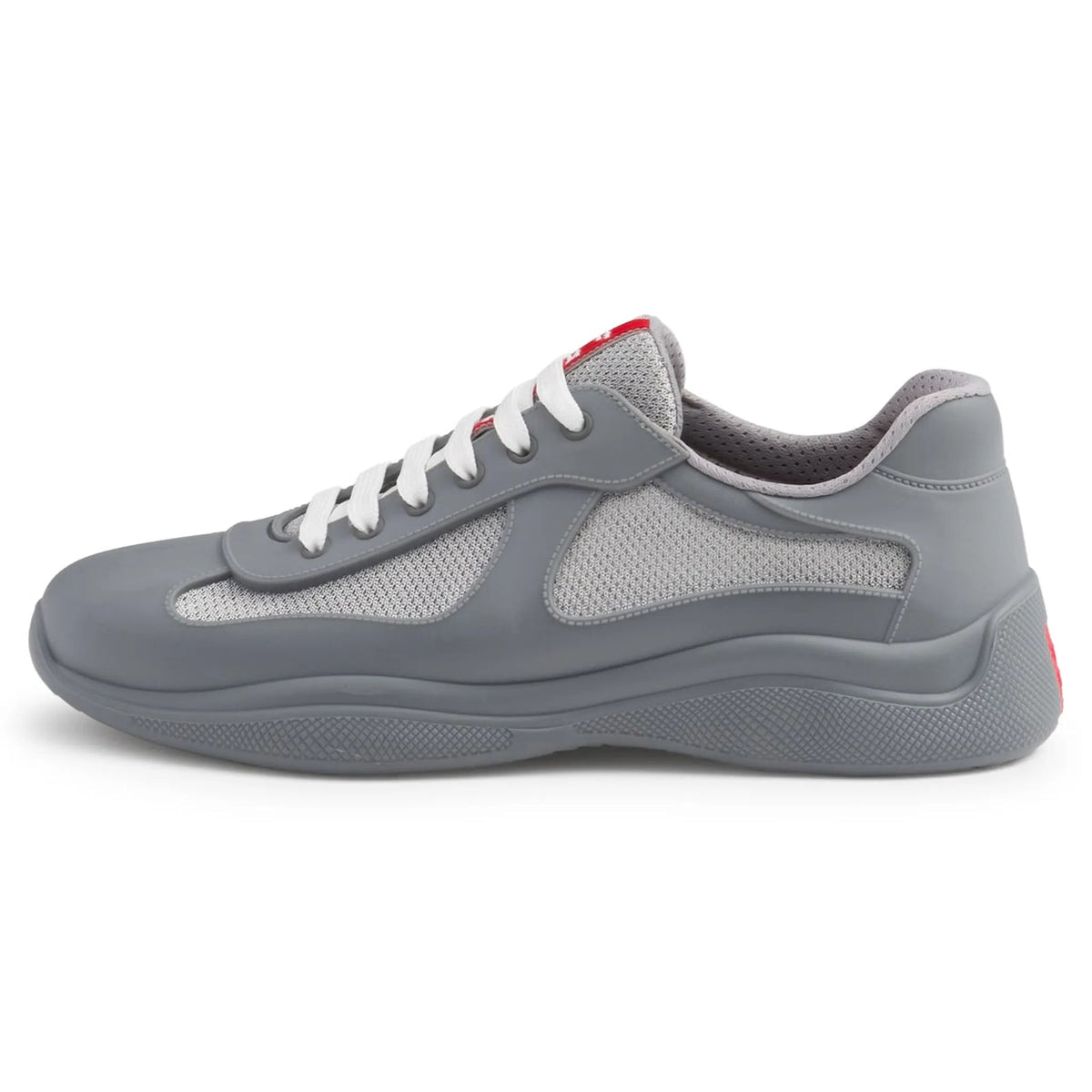Prada America's Cup Soft rubber and bike fabric sneakers - Grey