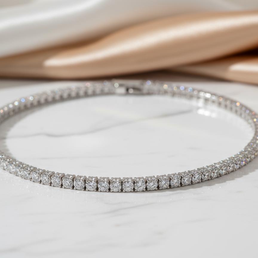 DW Tennis Bracelet Silver 5mm