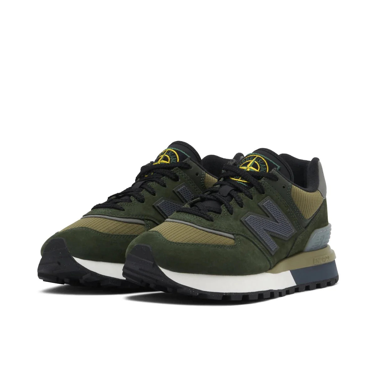 Stone Island x New Balance 574 Legacy – Dark Green - DREAMWEAR