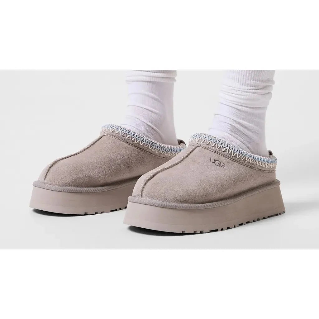 UGG Tazz Slipper - Campfire Grey | Women’s Platform Slippers - DREAMWEAR