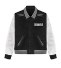 White Leather Bomber Jacket – Classic Zip - Up Outerwear - DREAMWEAR